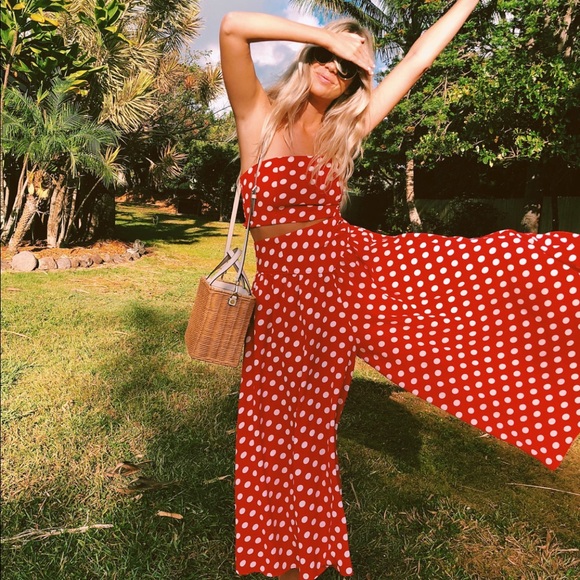 Free People Pants - Free People Courtney Spot Set